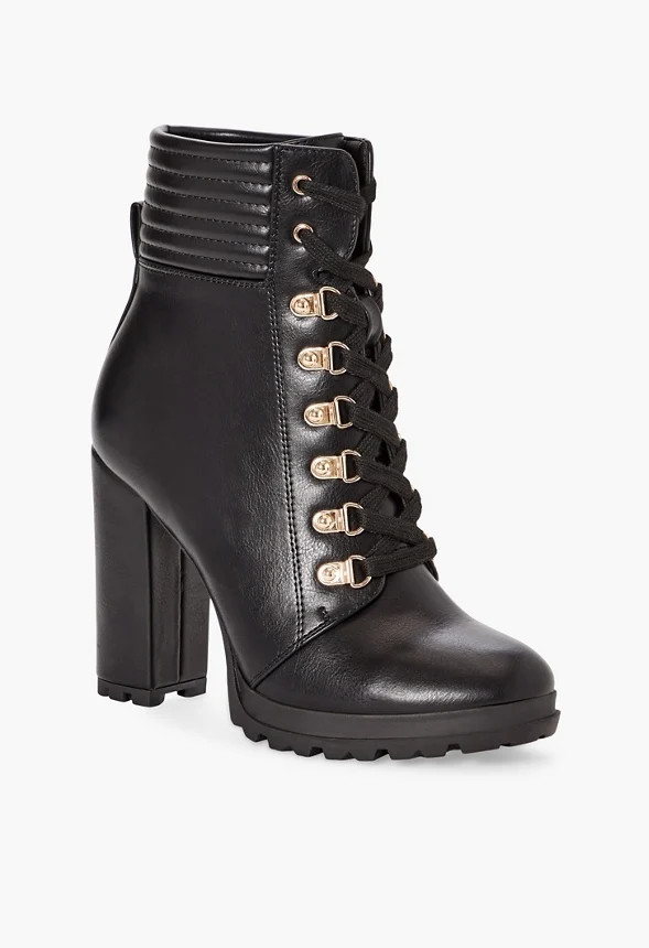 Shandee Lace-Up Bootie | JustFab