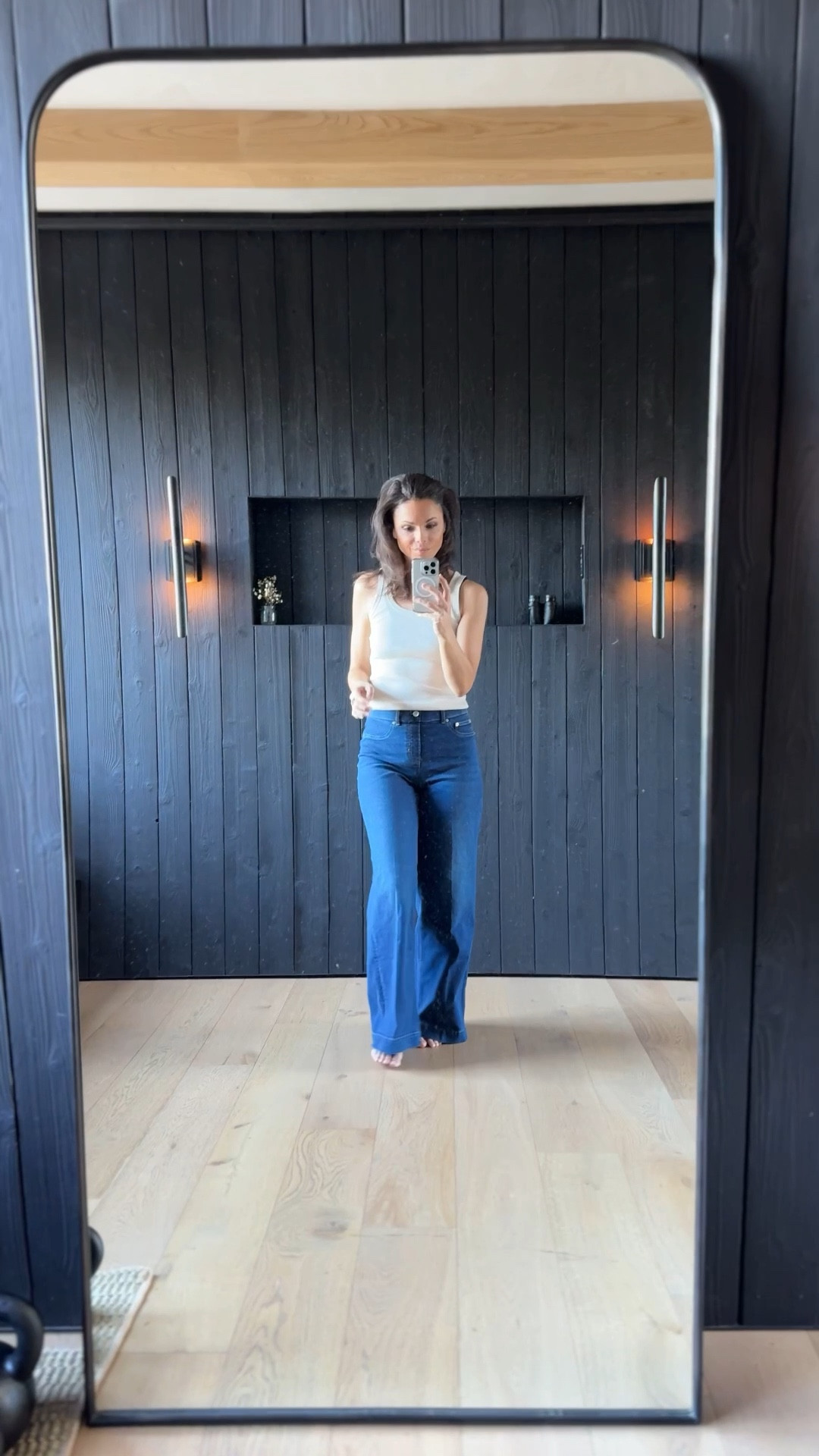 Jeans that move with you. 
Comfort. Stretch. Hold. Style. 

@spanx

Wide leg jeans 
Jeans with stretch 
Dark wash jeans 
LECLAIRXSPANX for 15% off

#spanxpartner

#LTKStyleTip #LTKWorkwear #LTKOver40