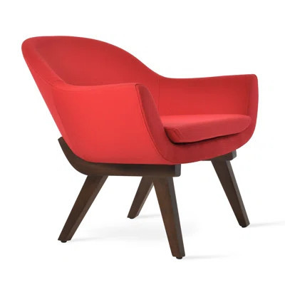 Madison Lounge Wood in Red | Wayfair North America