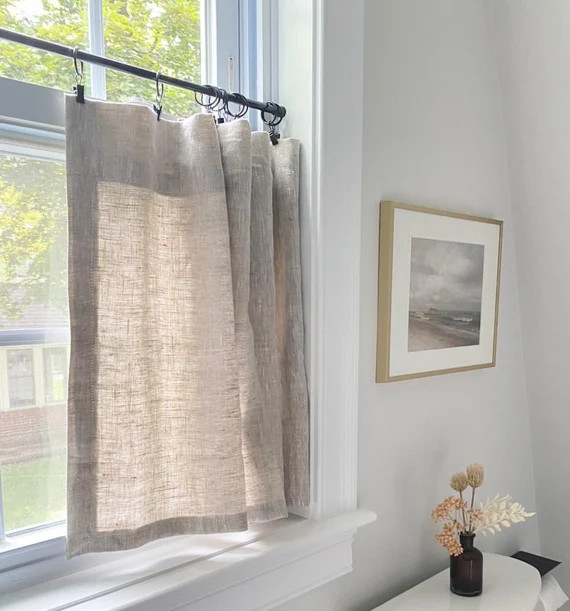 Tuscany Linen in the Best-selling Slub Oatmeal Natural Flax | Etsy | Etsy (US)