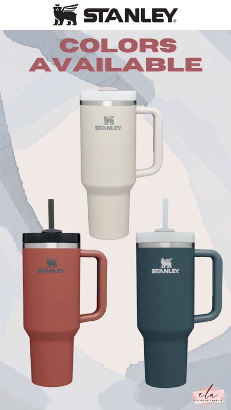 stanley colors that are currently available as of 2/22 when i checked!! 
loving the cream color named dune! 

#stanley #cup #tumbler #quencher #handle #40oz #straw #hydrate 

#LTKsalealert #LTKhome #LTKtravel