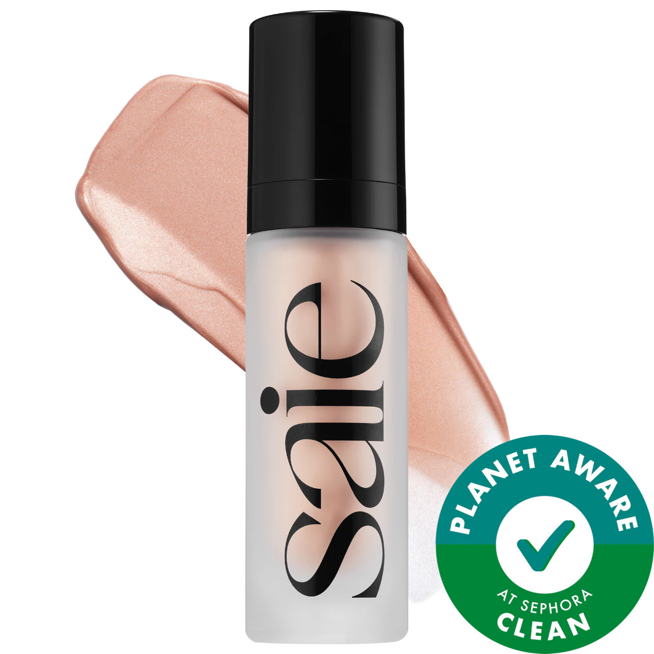 Saie Glowy Super Gel Lightweight Dewy Multipurpose Illuminator Roseglow 1.0 oz / 30 mL | Sephora (US)