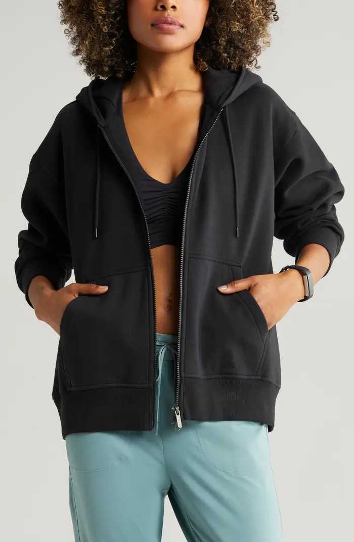 Zella Cloud Fleece Zip Hoodie | Nordstrom | Nordstrom
