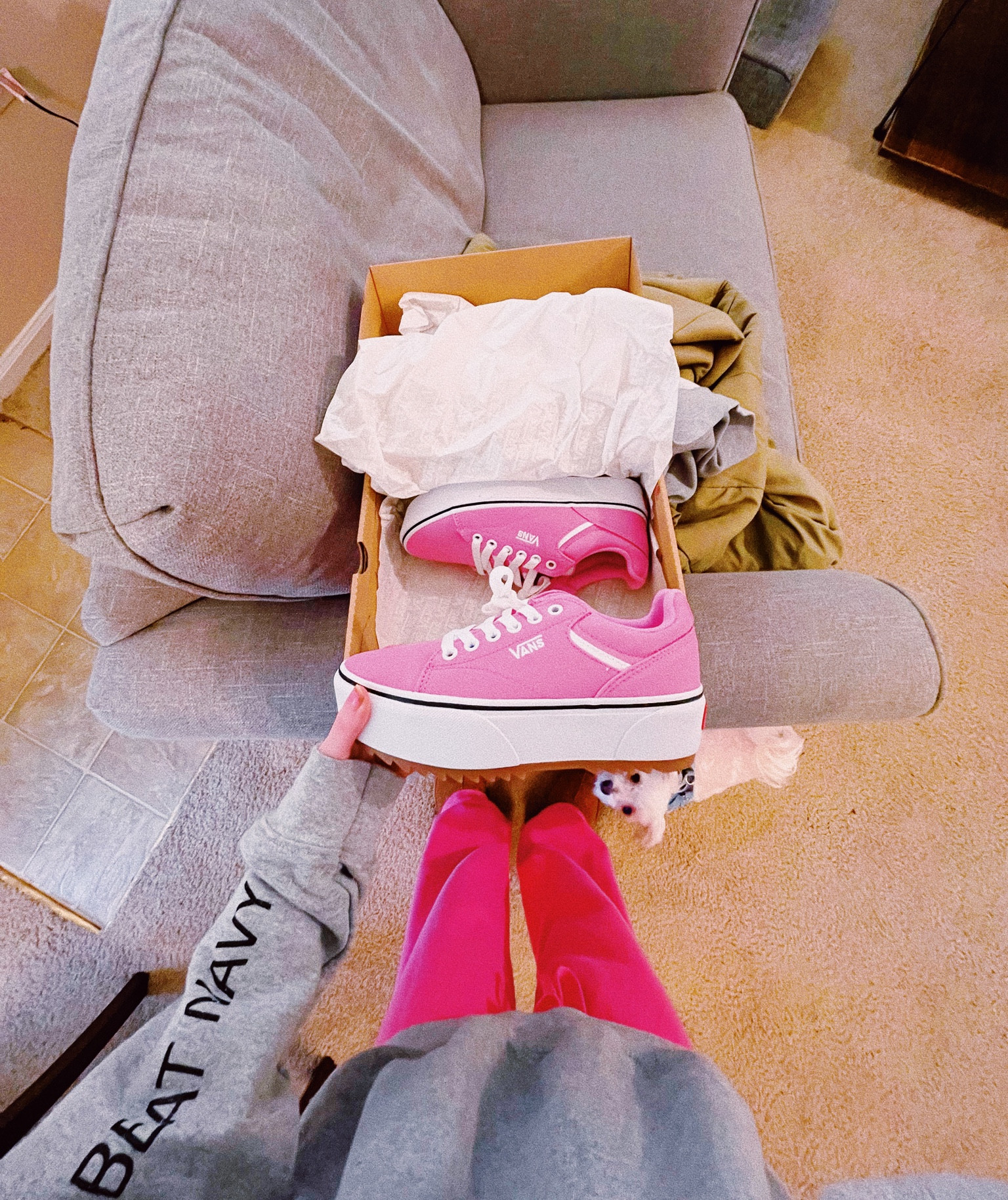 pink platform sneakers (vans)

#LTKstyletip #LTKshoecrush #LTKFind