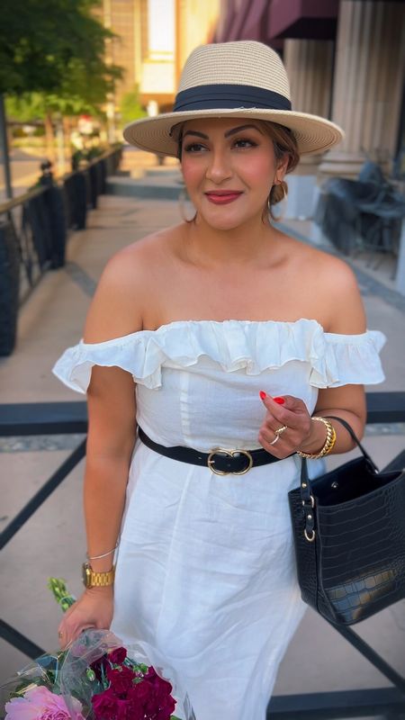 The prettiest off the shoulder white dress for spring and summer! It’s giving me Parisian vibes! 

midsize outfit / size 12 outfit / mini skirt / Parisian style / spring outfit / spring dress / summer dress / white dress / French style / midsize dress / wedding guest dress / baby shower dress / bridal shower dress 


#LTKmidsize #LTKVideo #LTKwedding
