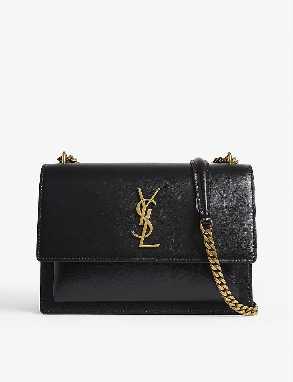 SAINT LAURENT
          
          Sunset medium leather cross-body bag | Selfridges