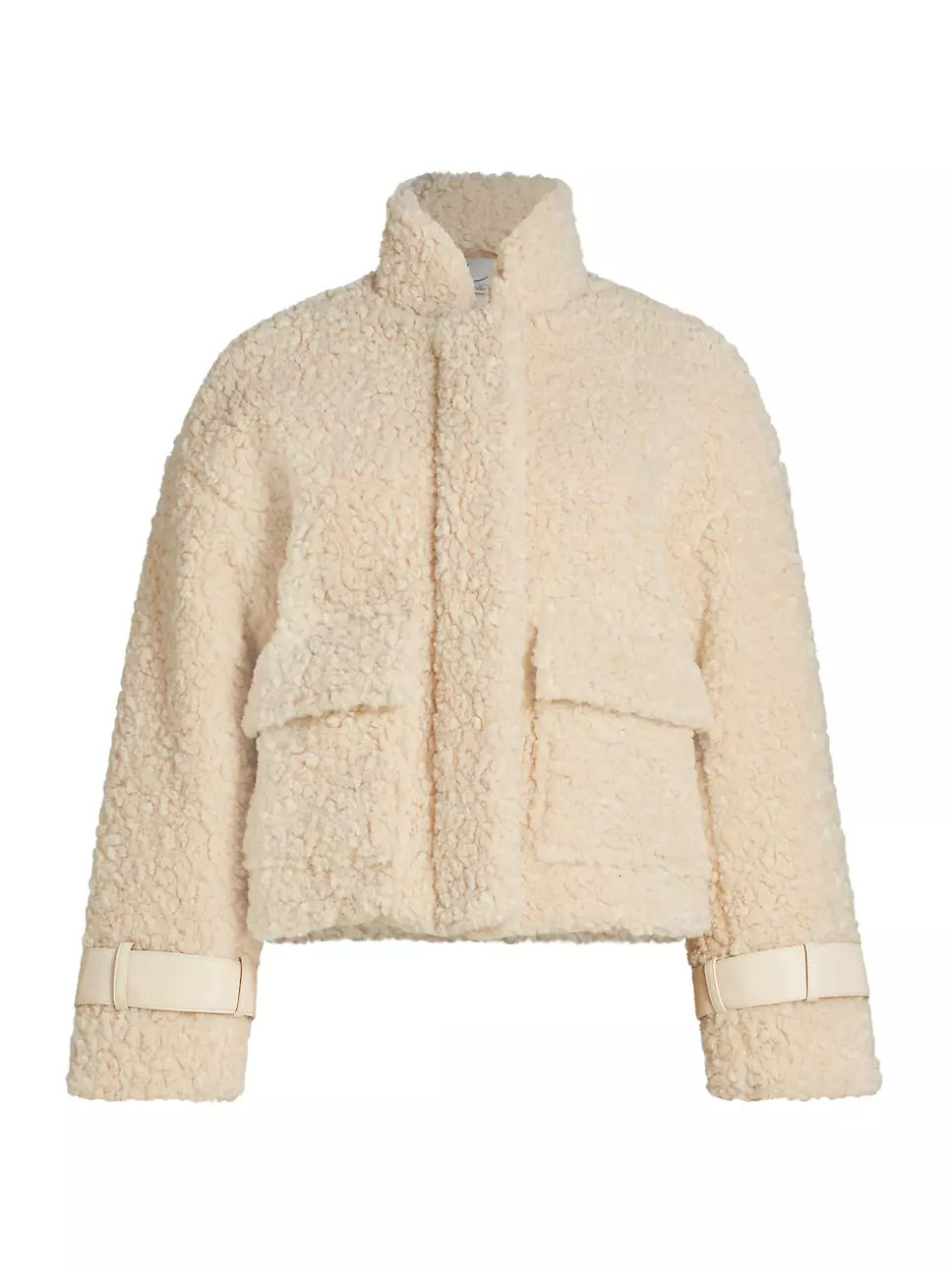Fallon Zip-Front Sherpa Jacket | Saks Fifth Avenue