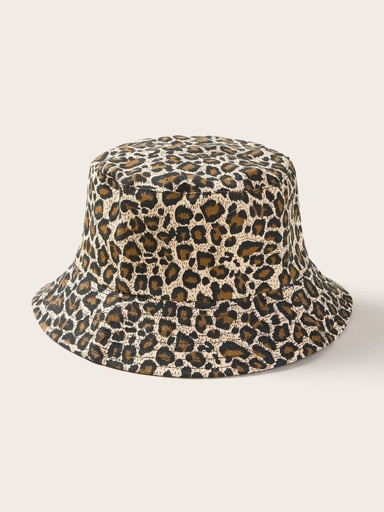 Leopard Pattern Bucket Hat | SHEIN