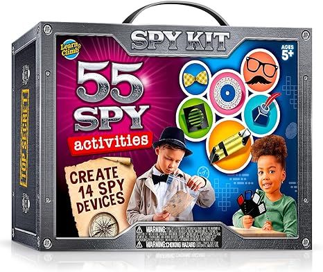 Kids Spy Kit, Explore 15 Secret Missions & Create 14 Detective Gadgets - Birthday & Holiday Gift ... | Amazon (US)