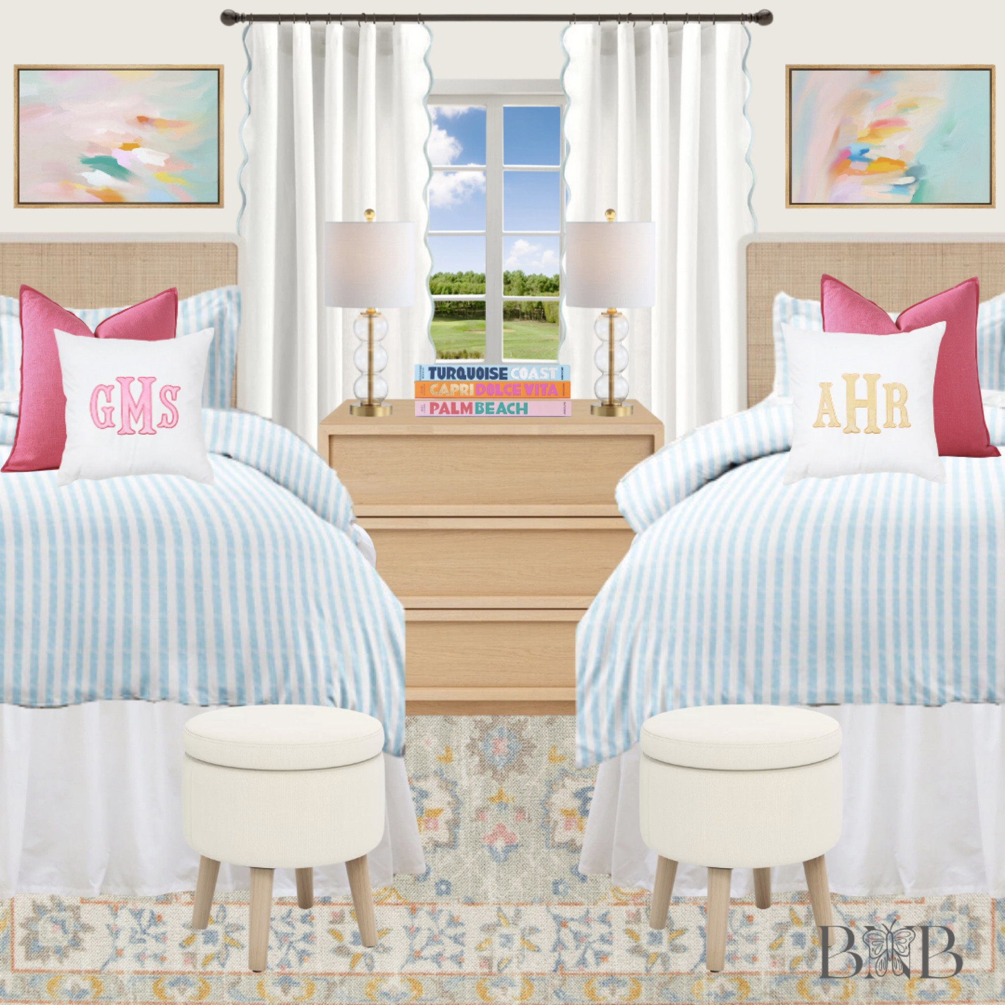 with back to school starting I wanted to do a dorm design! Dorms are some of my favorite spaces to decorate and I had so much fun creating this colorful space! 💖

#LTKHome #LTKBacktoSchool