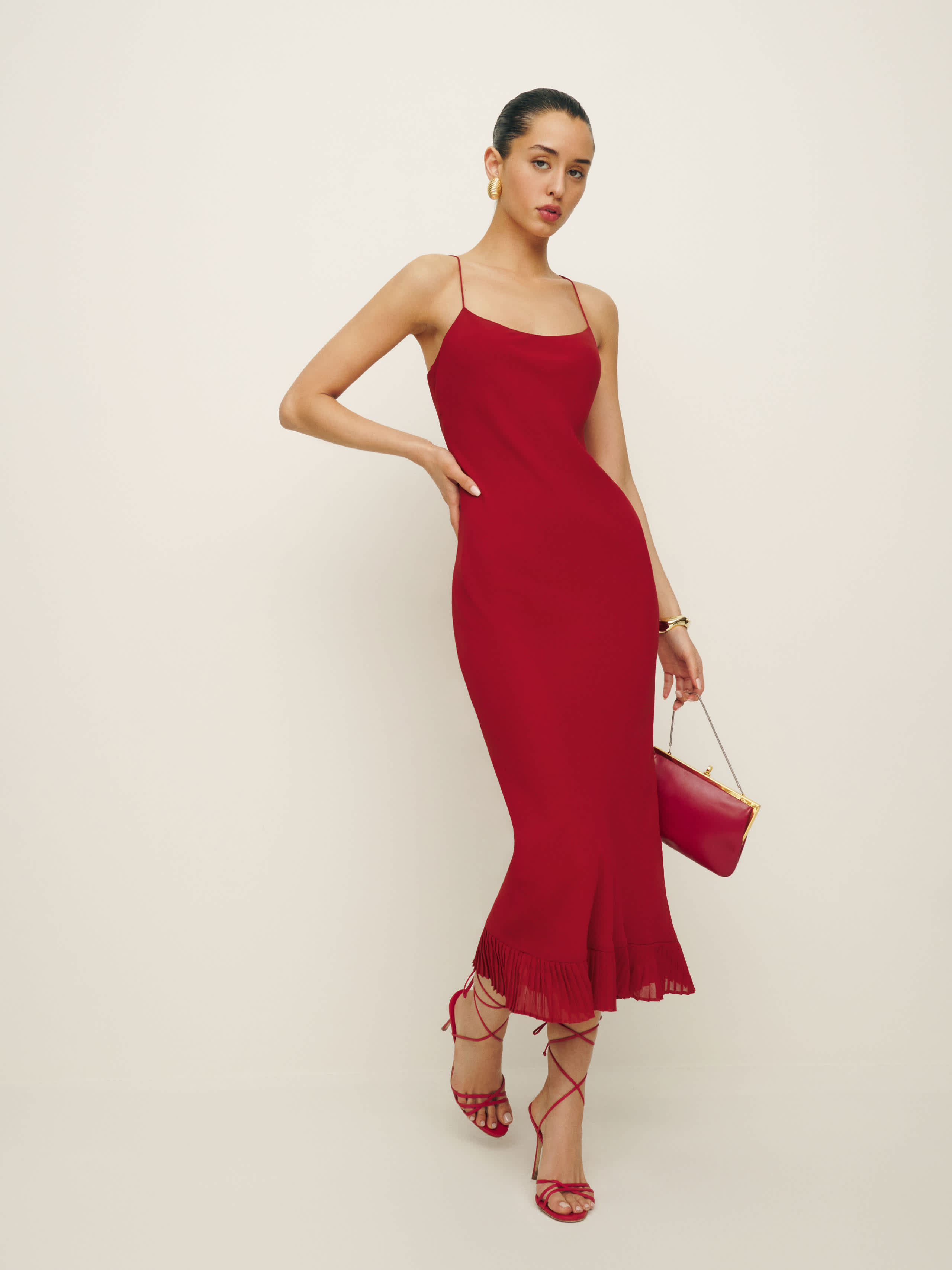 Reformation Suki Dress Red 12 | Reformation (Global)
