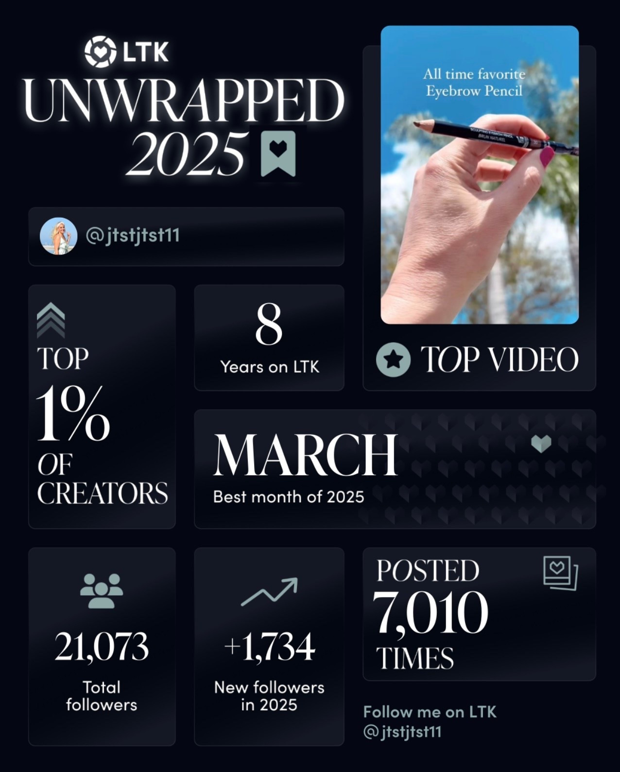 This is the best eyebrow pencil! It’s pricey but worth every penny. My favorite!

❤️ Highly recommend it. I use color 30.

A big thank you to everyone who trusts my recommendations over the years. I’m grateful and appreciate you! Cheers to big things in 2026!



#LTKUnwrapped

#LTKBeauty #LTKGiftGuide #LTKHoliday