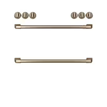 Cafe 30-in Gas Range Handle and Knob Kit (Brushed Bronze) | Lowe's