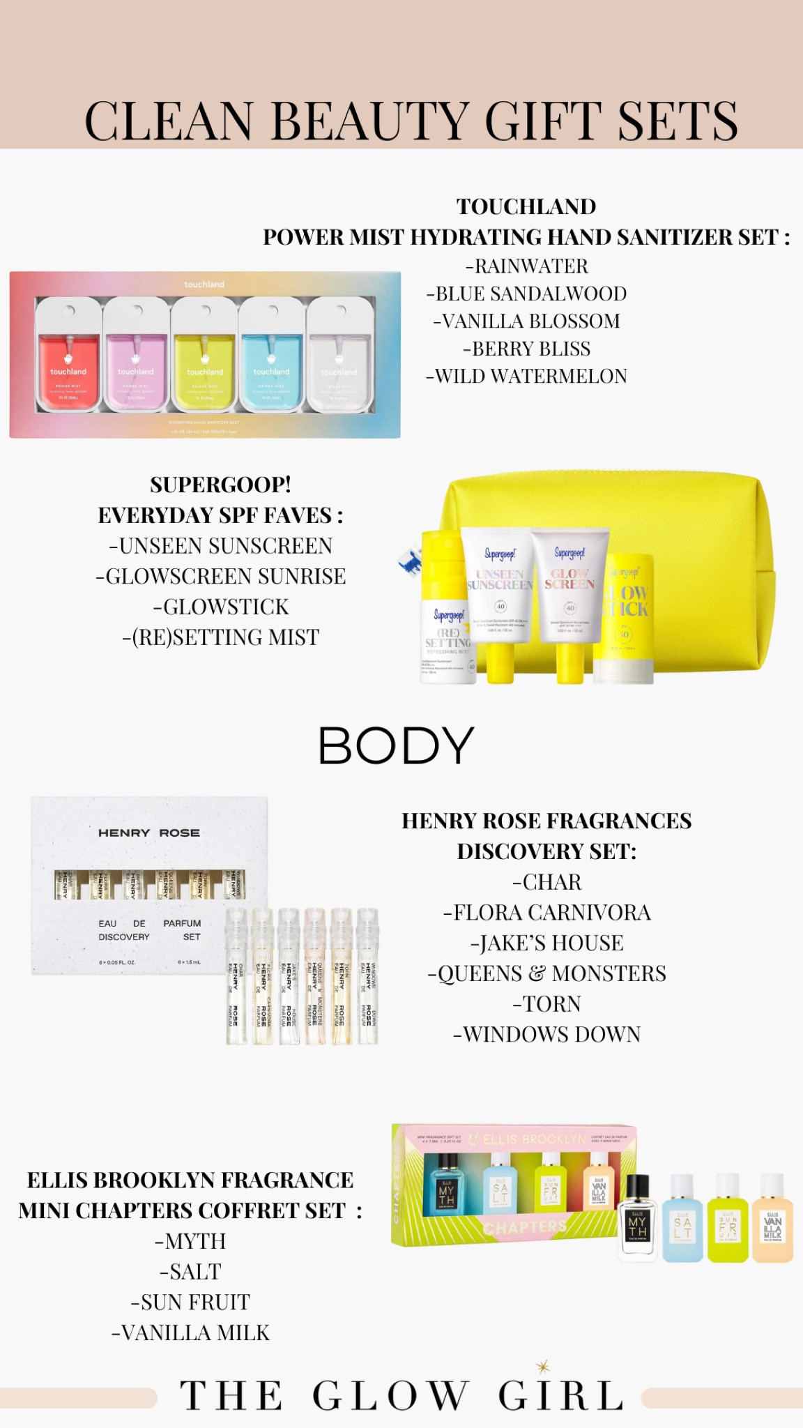 #CleanBeauty gift sets are here! 

Shop these amazing #SunCare and #Fragrances that I love available at #Sephora for all your holiday needs! 

#LTKHoliday #LTKGiftGuide #LTKbeauty