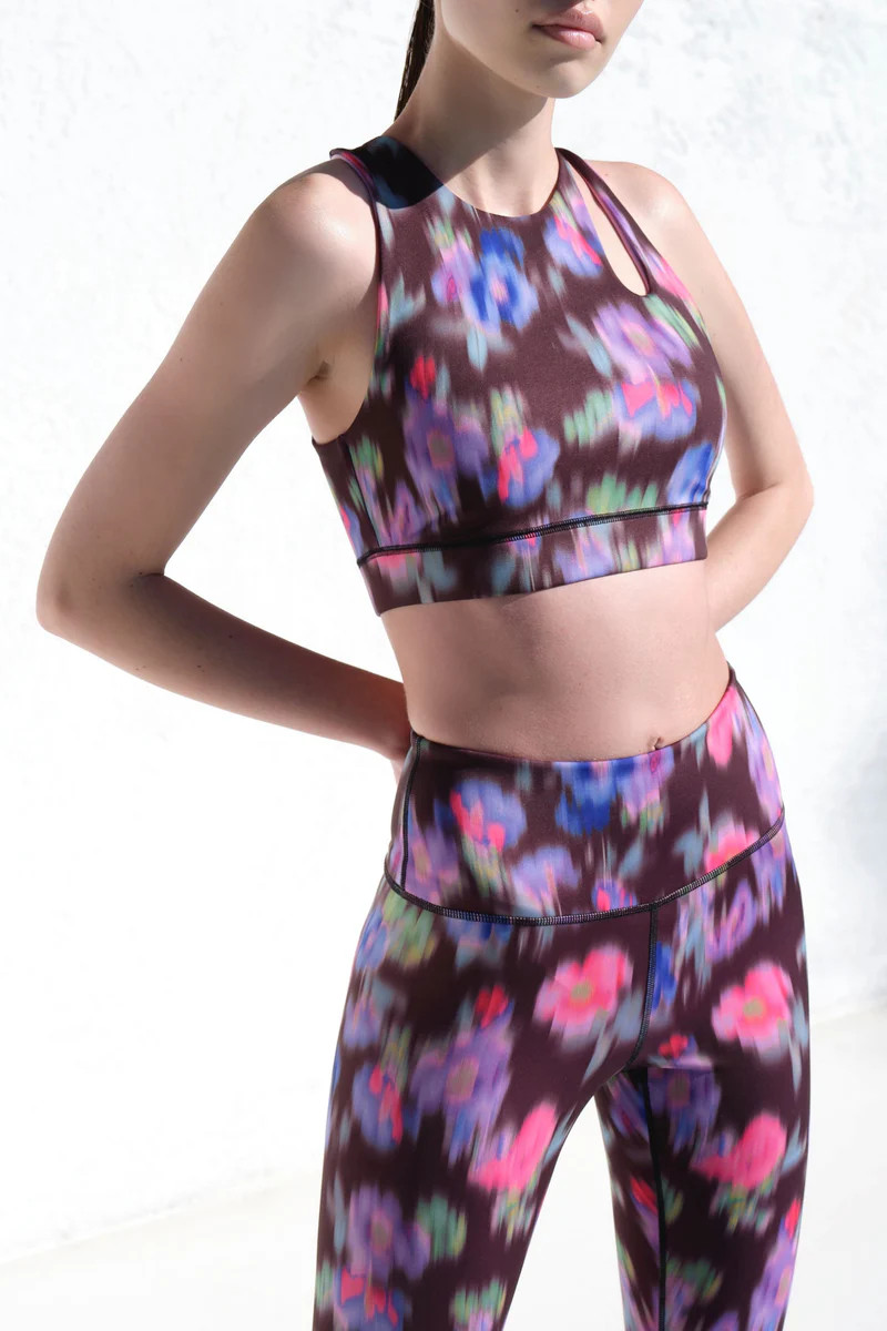 Hydrasculpt Elongated Bra - Blurred Floral | IVL COLLECTIVE