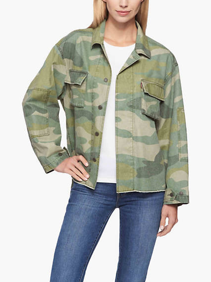 Levi's High Low Shirt Jacket - Women's L | LEVI'S (US)