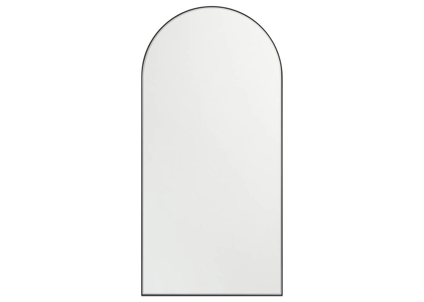 Erika Arched Leaner Mirror Black | Urban Barn