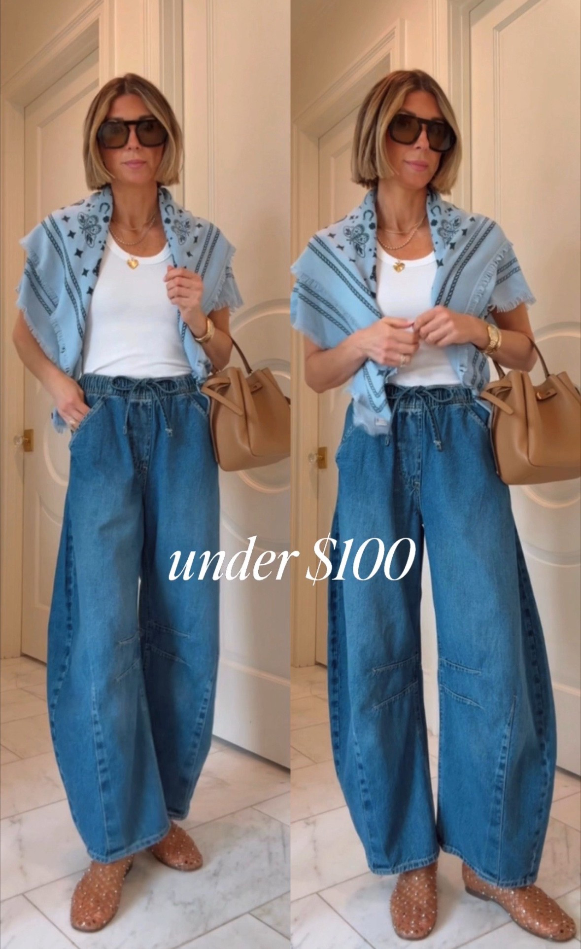 Casual summer outfit. 

Jeans fit true to size and I'm wearing an XS.

#LTKsummer #LTKjeans