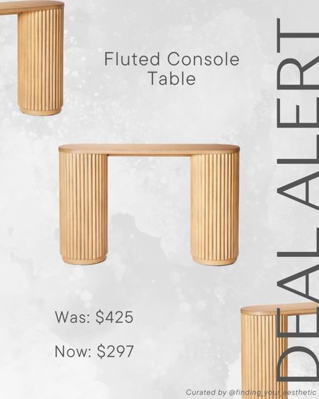 This gorgeous studio McGee fluted console table is in stock and on sale for under $300! This is perfect for an entryway, accent wall, or behind a sofa. 

Target home deals // McGee & co // studio McGee furniture // fluted table // affordable home finds 

#LTKSaleAlert #LTKHome