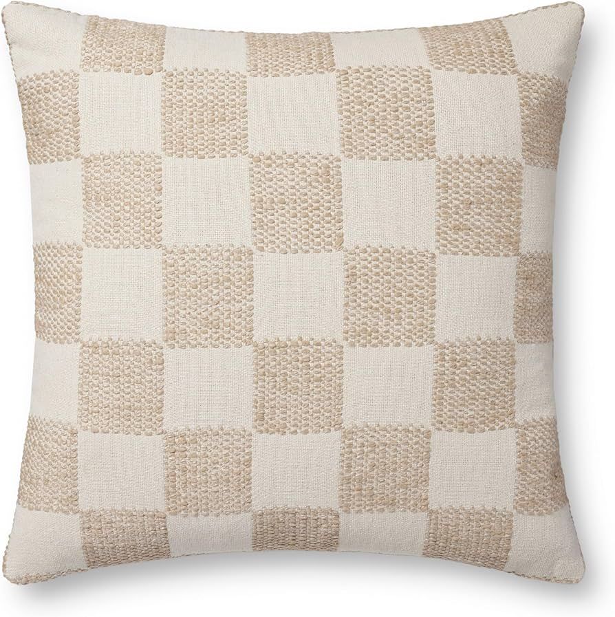 LOLOI PLL0123 Beige 22'' x 22'' Cover Only Pillow | Amazon (US)