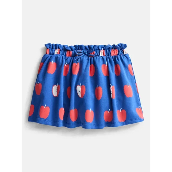 Wonder Nation Little Girls Scooter Skirt with Paperbag Waist, Sizes 4-10 | Walmart (US)