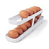 YouCopia RollDown™ Egg Dispenser, Space-Saving Rolling Eggs Dispenser and Organizer for Refrige... | Amazon (US)
