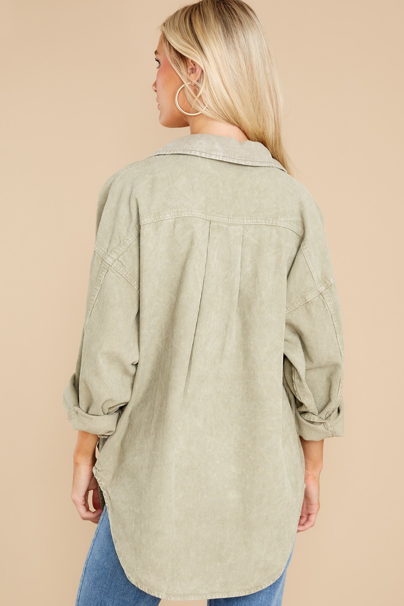 Layers To Love Light Khaki Shacket | Red Dress 