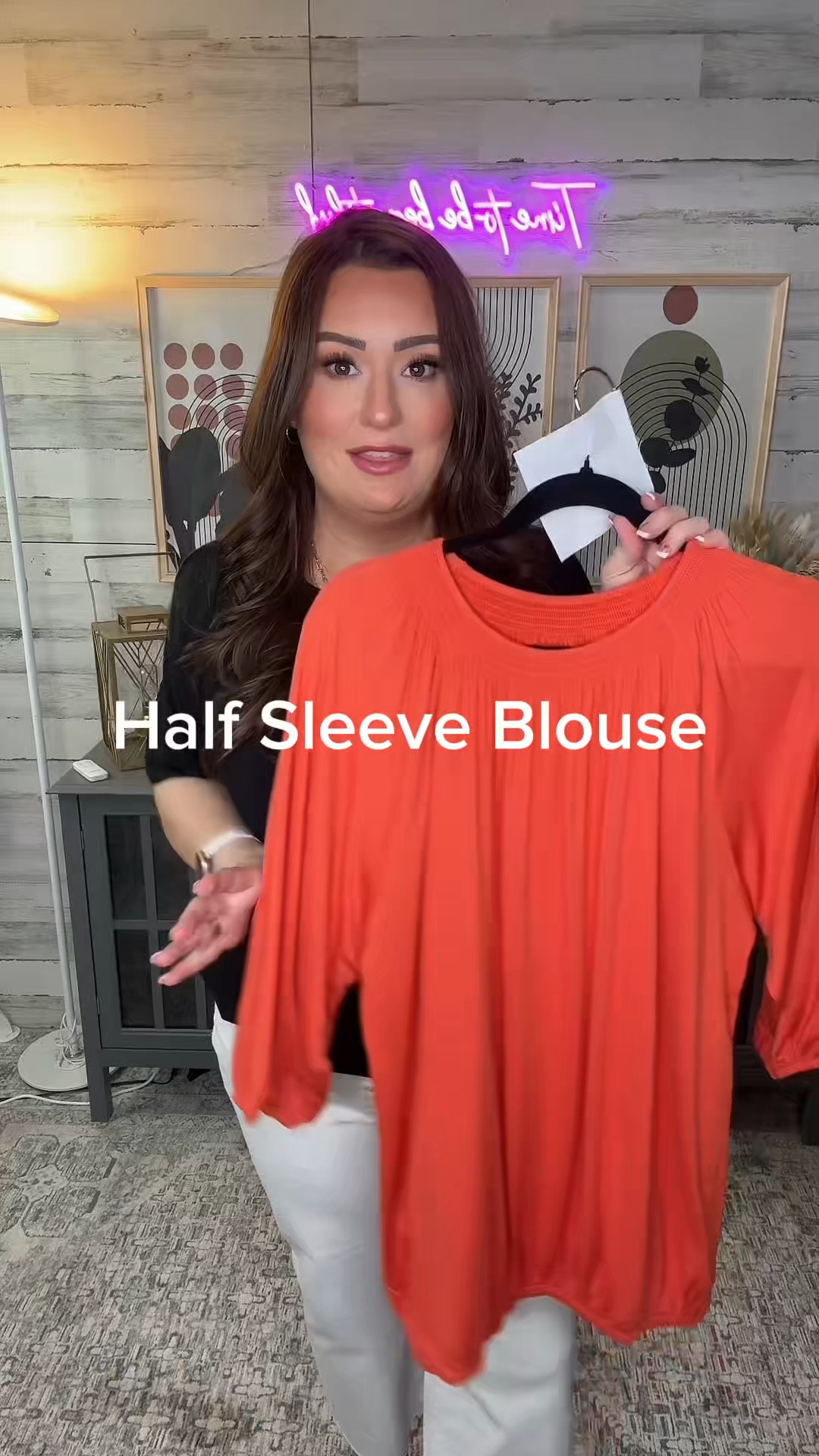 Half Sleeve Blouse 

#LTKStyleTip #LTKOver40 #LTKMidsize