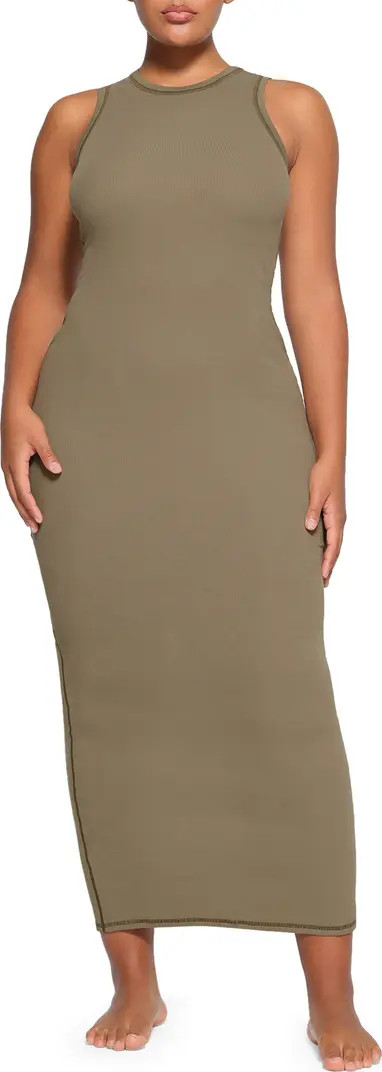Stretch Cotton Rib Dress | Nordstrom