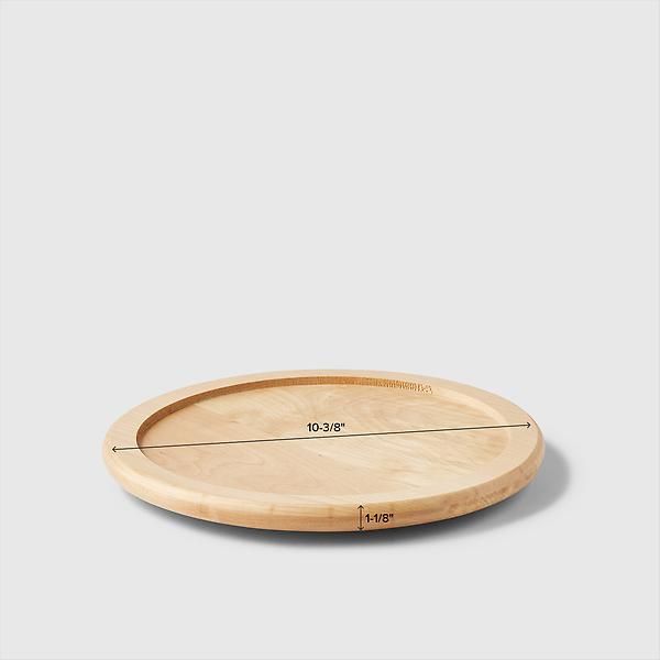 Marie Kondo Birch Single Turntable | The Container Store