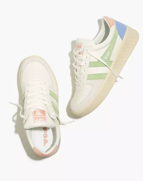 Gola Classics® Grandslam Trident Sneakers in Recycled Leather | Madewell