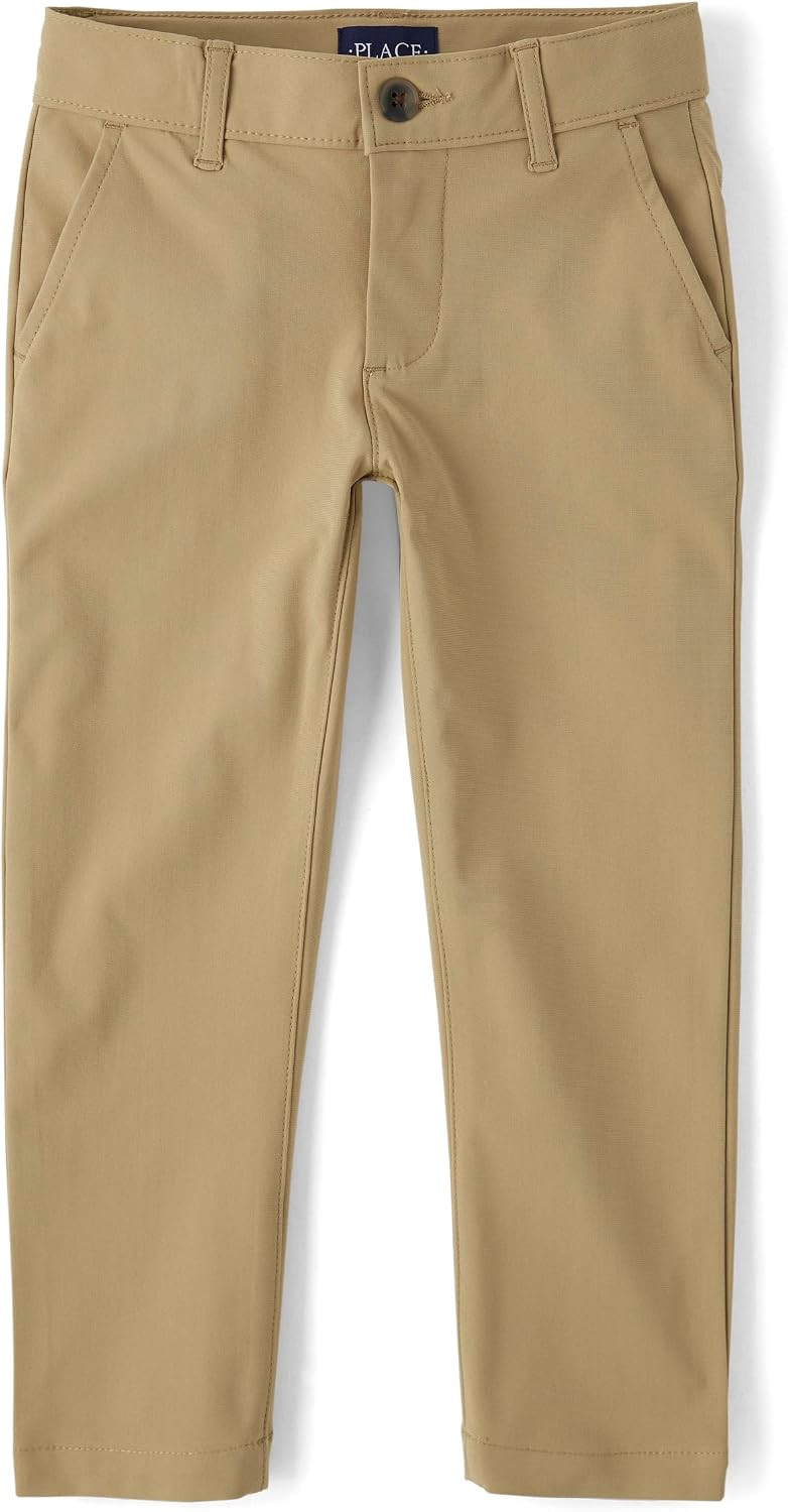 The Children's Place Boys' Quick Dry Straight Chino Pants | Amazon (US)