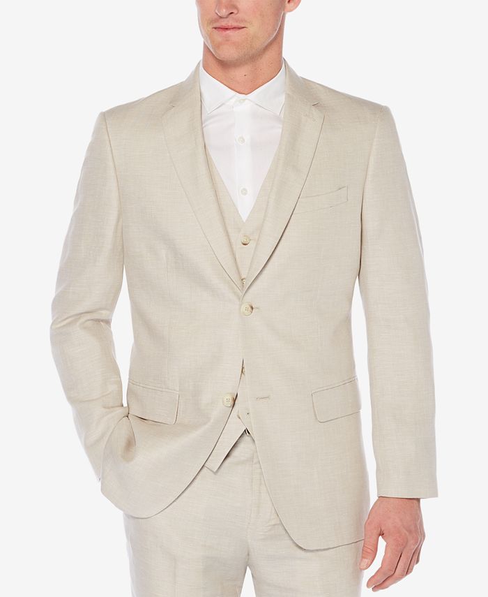 Perry Ellis Men's Herringbone Linen Blazer & Reviews - Blazers & Sport Coats - Men - Macy's | Macys (US)