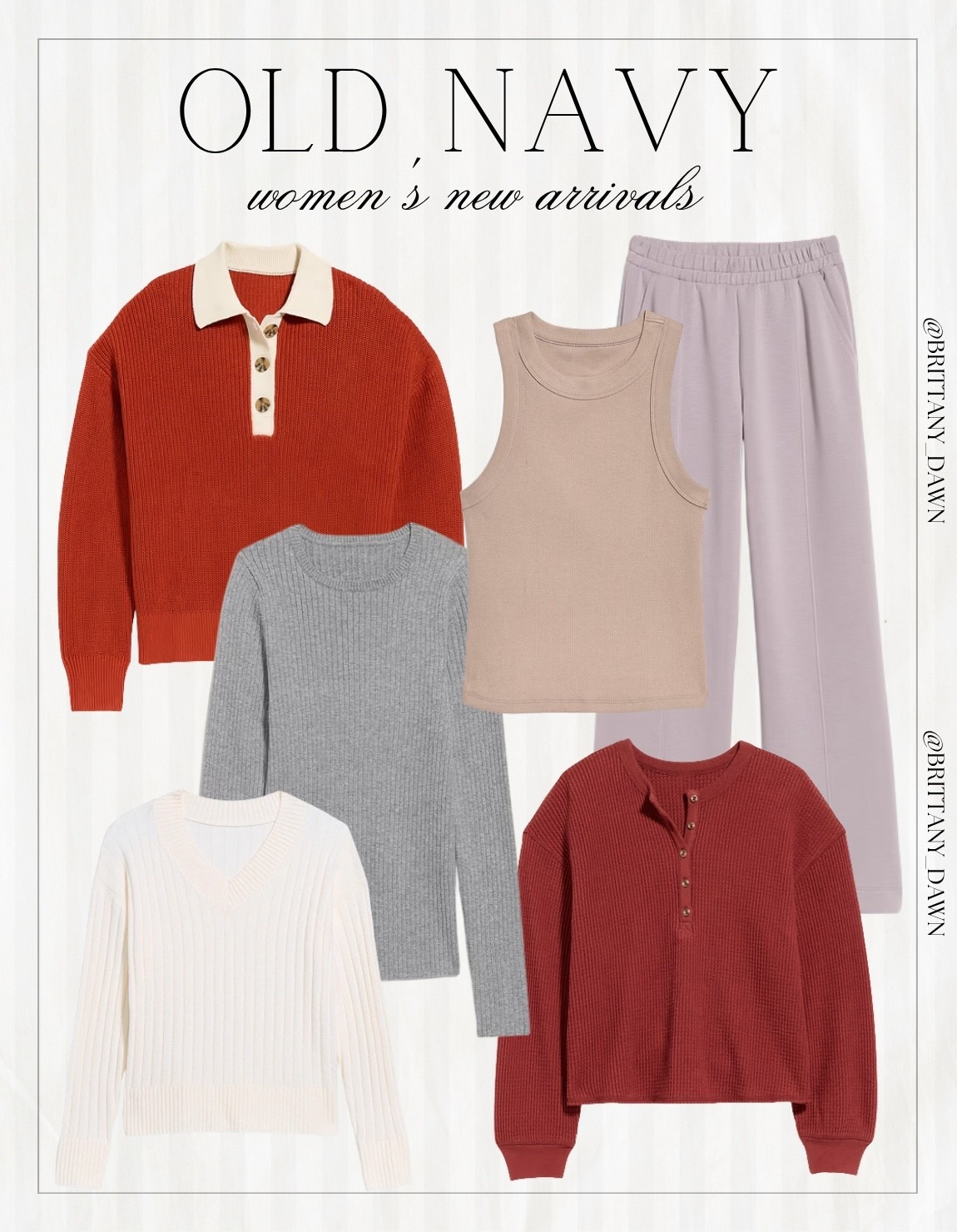 I found the most cozy, elevated fall staples from Old Navy! From warm rust knits and everyday crewnecks to easy wide-leg bottoms, these budget-friendly pieces are perfect for mix-and-match seasonal outfits. 🍂✨

Swipe to shop my top picks and refresh your fall wardrobe with timeless casual styles! 🤎 Prime season essentials are all linked for you.

#OldNavy #OldNavyStyle #FallFashion #AffordableStyle #CasualOutfits #LTKfinds #LTKunder50 #FallOutfits #CozyVibes #EverydayStyle #LTKstyletip

#LTKootd