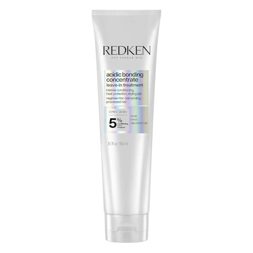 Redken Bonding Leave In Conditioner for Damaged Hair | Acidic Bonding Concentrate | Sulfate Free Leave In Treatment | Strengthens Weak Hair | Hair Repair | Safe for Color-Treated Hair & All Hair Types | Amazon (US)