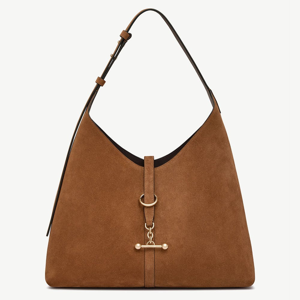 Kite Hobo Maxi - Tan Suede | Strathberry