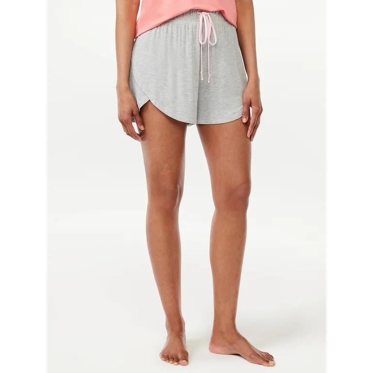 Joyspun Women's Tulip Hem Sleep Shorts, Sizes S to 3X | Walmart (US)