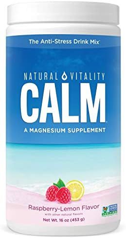 Natural Vitality Calm #1 Selling Magnesium Citrate Supplement, Anti-Stress Magnesium Supplement D... | Amazon (US)