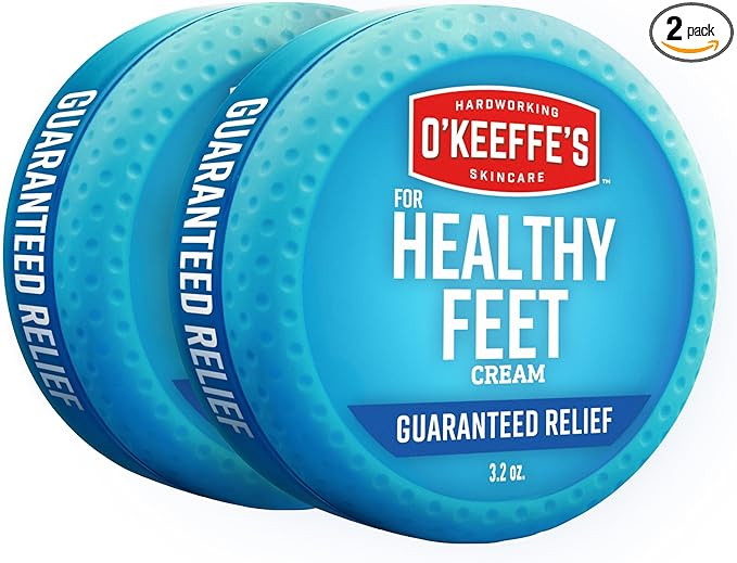 O'Keeffe's for Healthy Feet Foot Cream - 3.2 oz Jar (2 Pack) - Guaranteed Relief for Extremely Cr... | Amazon (US)