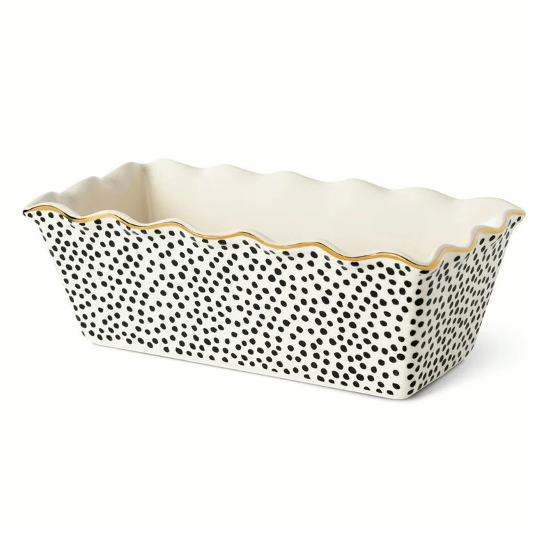 Thyme & Table, 9" Ceramic Loaf Dish, Dot | Walmart (US)