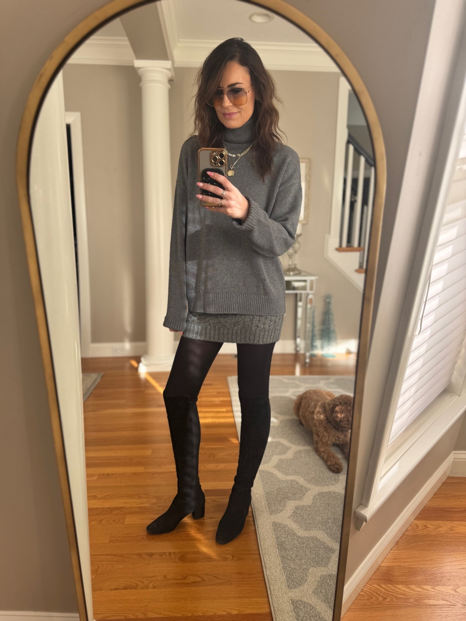 Revolve gray turtleneck
Revolve gray sweater skirt


#LTKHoliday #LTKootd #LTKGiftGuide