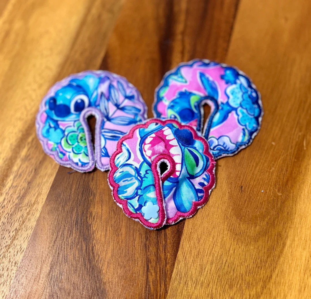 Girls Feeding Tube Pads, AMT Button Pads, Scalloped Character Blue Guy G-tube Pad - Etsy | Etsy (US)
