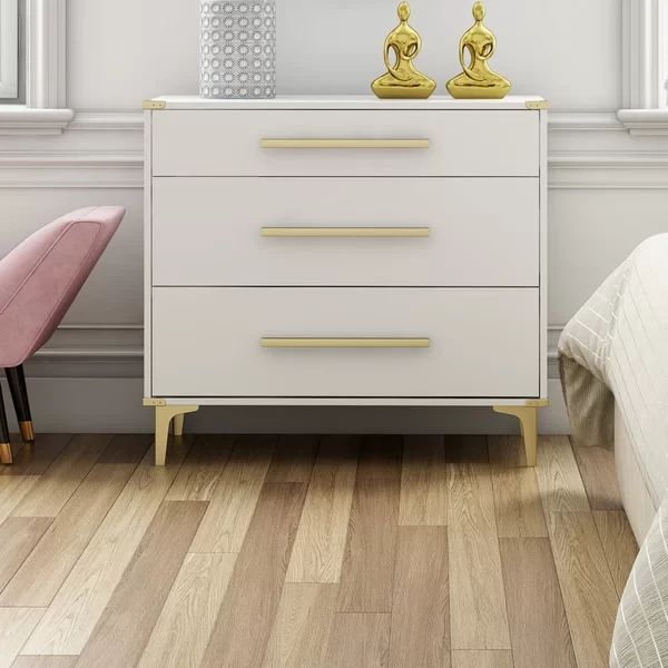 Karissa 3 Drawer 36'' W Dresser | Wayfair North America