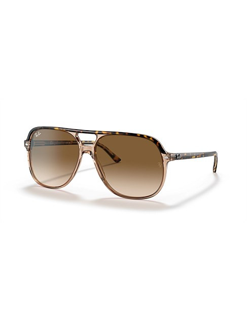 Ray-ban Bill Havana Square Acetate Sunglasses | David Jones | David Jones (Australia & New Zealand)