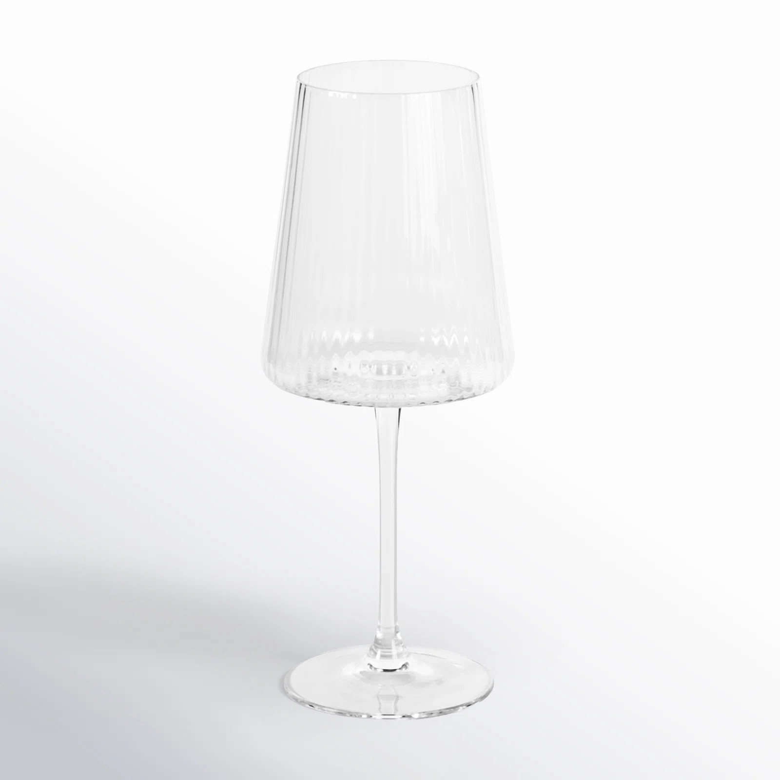 Claro Fluted Textured Wine Glasses (Set of 4) | Wayfair North America