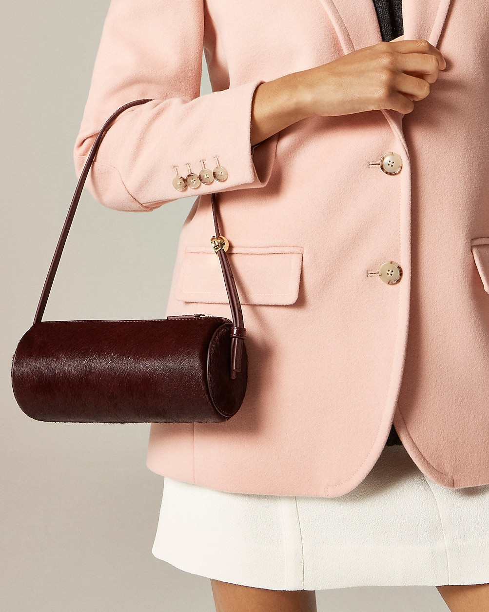Bordeaux bag in calf hair | J. Crew US