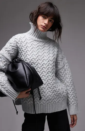 Oversize Turtleneck Sweater | Nordstrom