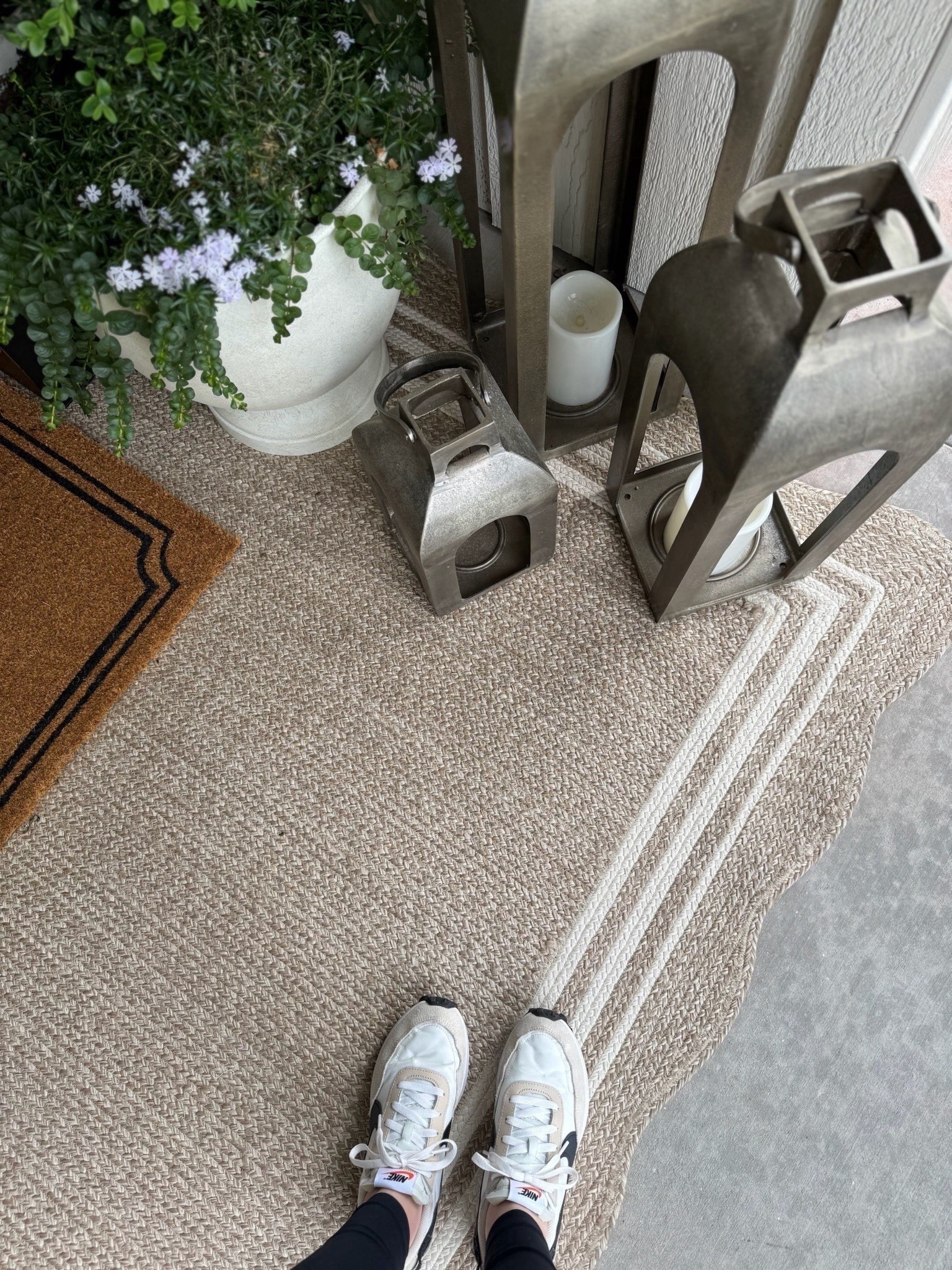 My favorite pillar cast aluminum lanterns are back in stock in ALL SIZES and both colors! I have multiple sets in the gold/brass and black. These were a top seller all last spring and summer and sold out constantly! They’re heavy and sturdy so great for year round! 

#LTKHome