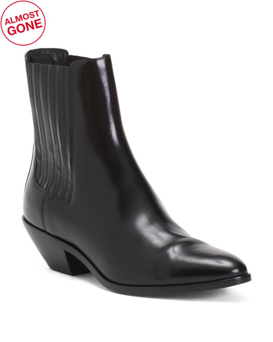 Made In Italy Leather Booties | TJ Maxx