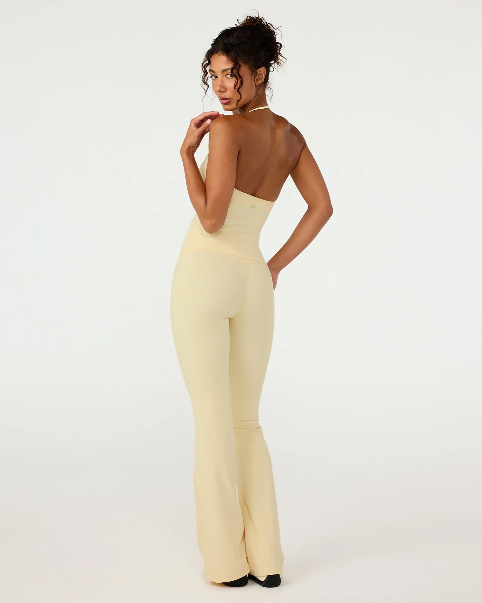Form Invisible Scrunch Flare Leggings | Butter | Crop Shop Boutique US